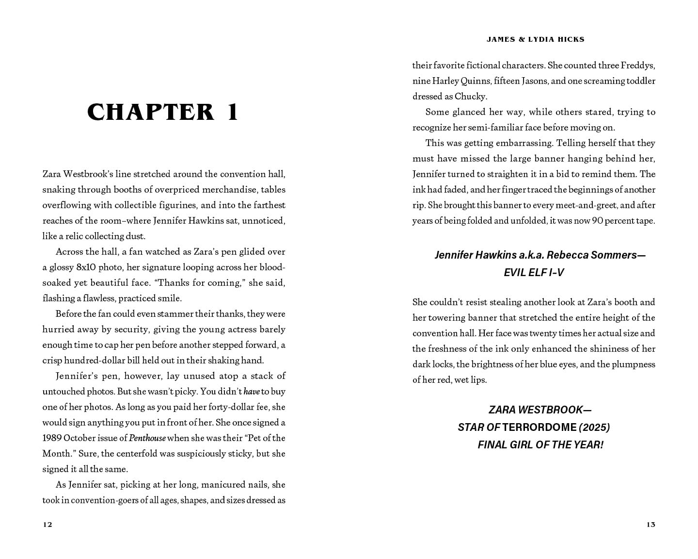 Script to Scream: A Novel