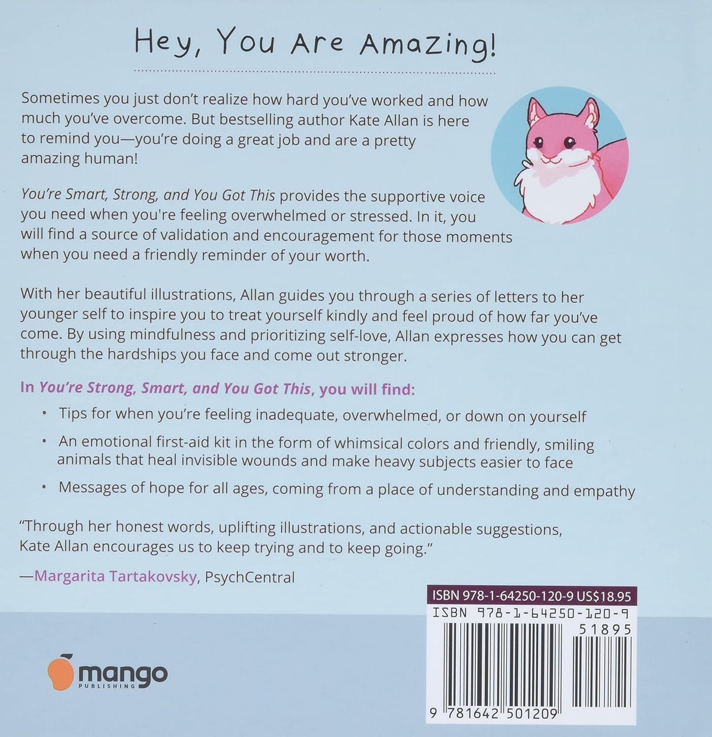 You're Strong, Smart, and You Got This: Drawings, Affirmations, and Comfort to Help with Anxiety and Depression (Art Therapy, For Fans of You Can Do All Things) (TheLatestKate)