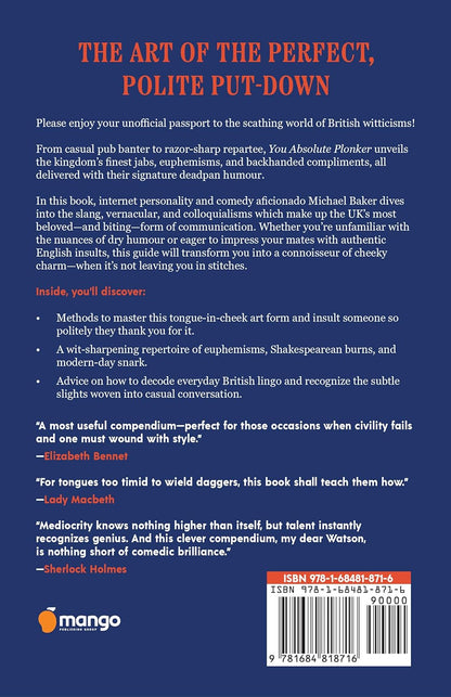 You Absolute Plonker: The Definitive Guide to British Insults