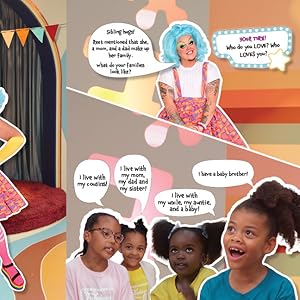 The Fabulous Show with Fay and Fluffy Presents: The Fabulous Book About Families (Inclusive Culture, Diversity Book for Kids) (Age 5-7)